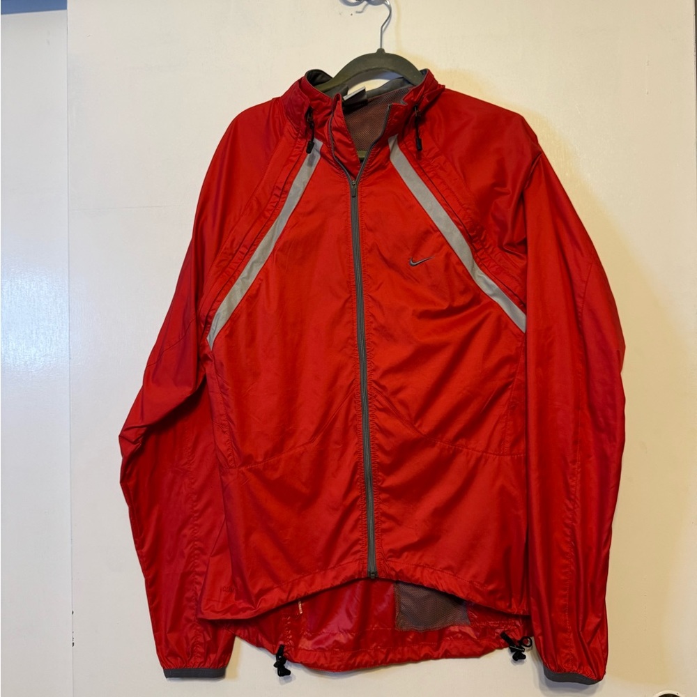 Nike Vintage Clima-Fit Windbreaker Jacket - Red (XL)